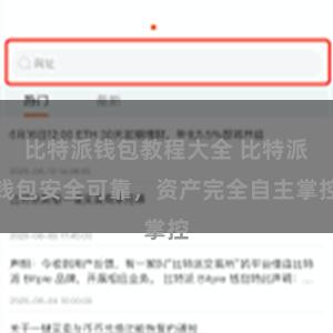 比特派钱包教程大全 比特派钱包安全可靠，资产完全自主掌控