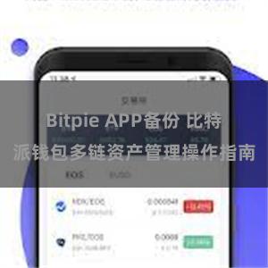 Bitpie APP备份 比特派钱包多链资产管理操作指南