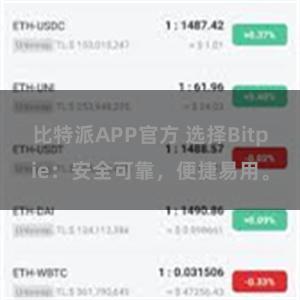 比特派APP官方 选择Bitpie：安全可靠，便捷易用。