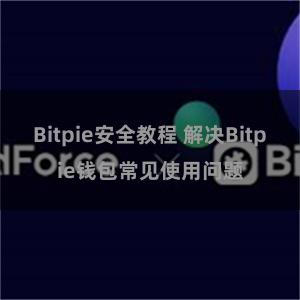 Bitpie安全教程 解决Bitpie钱包常见使用问题