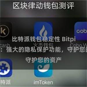 比特派钱包稳定性 Bitpie钱包：强大的隐私保护功能，守护您的资产