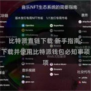 比特派直链下载 新手指南：下载并使用比特派钱包必知事项