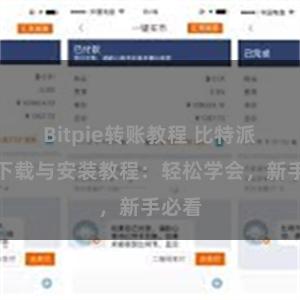 Bitpie转账教程 比特派钱包下载与安装教程：轻松学会，新手必看