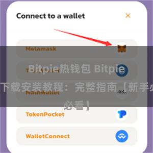 Bitpie热钱包 Bitpie钱包下载安装教程：完整指南【新手必看】