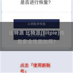 比特派 比特派(Bitpie)钱包安全性能如何？