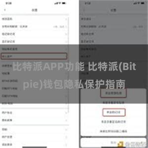 比特派APP功能 比特派(Bitpie)钱包隐私保护指南