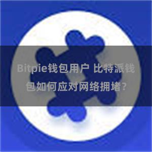 Bitpie钱包用户 比特派钱包如何应对网络拥堵？