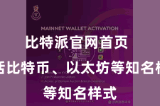 比特派官网首页  包括比特币、以太坊等知名样式
