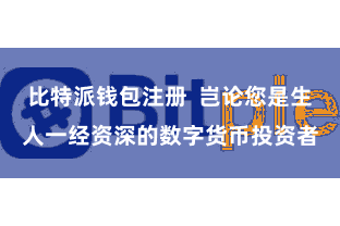 比特派钱包注册  岂论您是生人一经资深的数字货币投资者